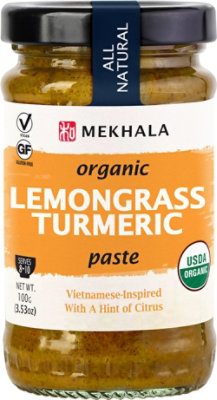 Mekhala Lemongrass Paste Tumeric - 3.53 OZ