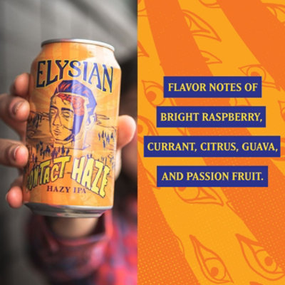 Elysian Contact Haze Hazy IPA Cans - 12-12 Fl. Oz. - Image 3