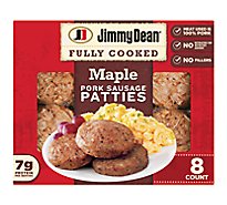 Jimmy Dean Maple Patty Fully Cooked - 9.6 OZ