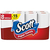 Scott Paper Towels Choose A Sheet Mega Rolls - 8 Roll - Image 2