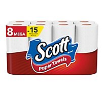 Scott Paper Towels Choose A Sheet Mega Rolls - 8 Roll