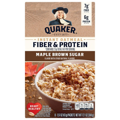 quaker instant oatmeal maple and brown sugar