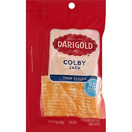 Darigold Colbyjack Cheese Slices - 10 OZ - Image 2