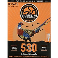 Farmers Brewing Company 530 Unfiltered W In Cans - 12-12 FZ - Image 2