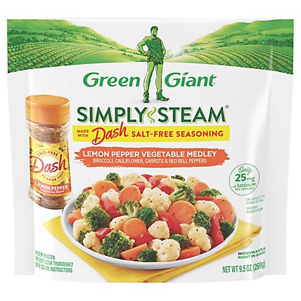 Green Giant Simply Steam Dash Lemon Pepper Veggie Medley - 9.5 OZ - Image 1