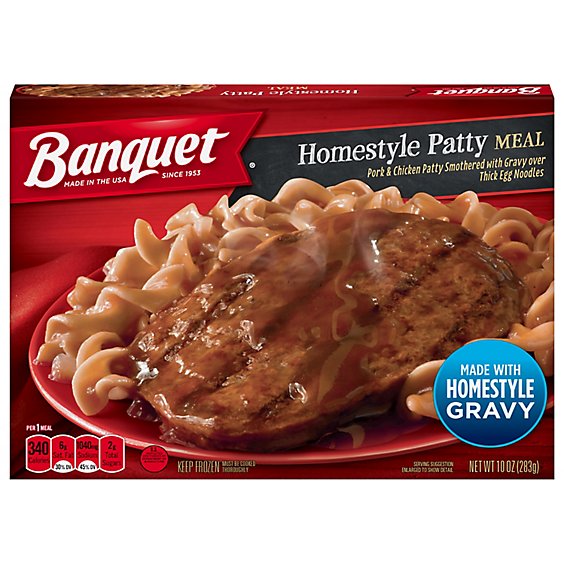 Banquet Classics Homestyle Grilled Patty - 10 OZ