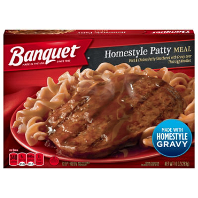 Banquet Classics Homestyle Grilled Patty - 10 OZ