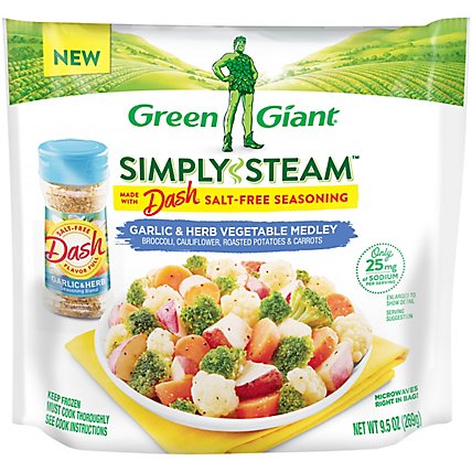 Green Giant Simply Steam Dash Garlic Herb Veggie Medley - 9.5 OZ - Image 2