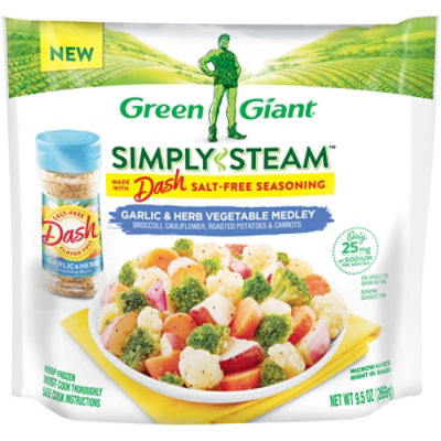 Green Giant Simply Steam Dash Garlic Herb Veggie Medley - 9.5 OZ - Image 1