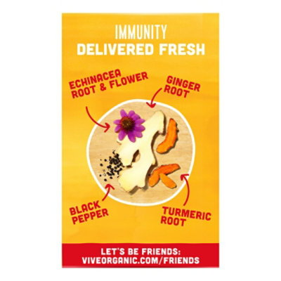 Vive Organic Immunity Boost Original Ginger and Turmeric Wellness Shot Multipack  4 Count - 2 Fl Oz Each - Image 5