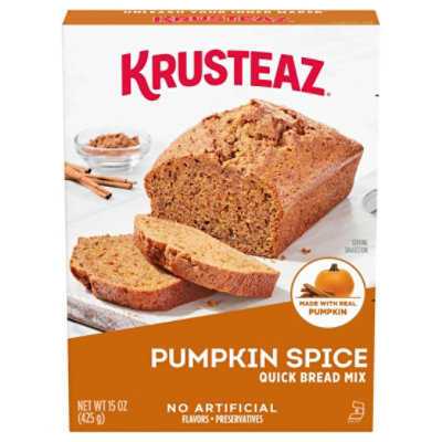 Krusteaz Pumpkin Spice Quick Bread Mix - 15 OZ