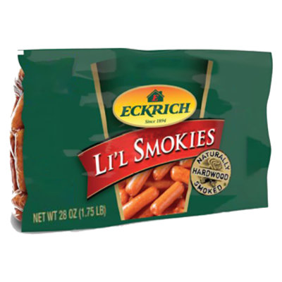 Eckrich Li'l Smokies Cocktail Smoked Sausage Links - 1.7 Lb - Image 1