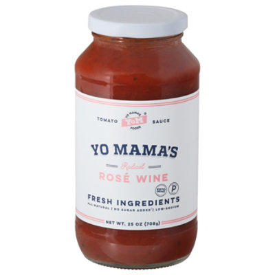 Yo Mamas Foods Tomato Sauce Radiant Rose - 25 Oz - Image 2