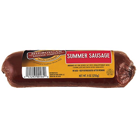 Sheboygan Sausage Summer Sausage - 9 OZ