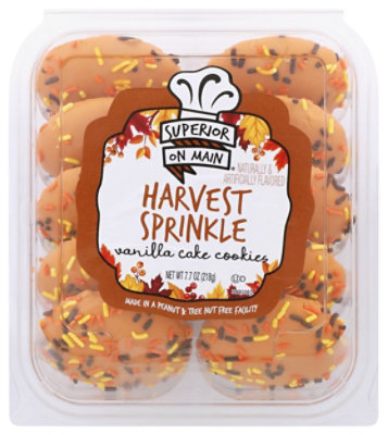 Harvest Sprinkle Vanilla Cake Cookies - 7.7 OZ - Image 1