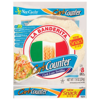 La Banderita Carb Counter Tortillas 8 Count - 7.84 OZ - Image 3