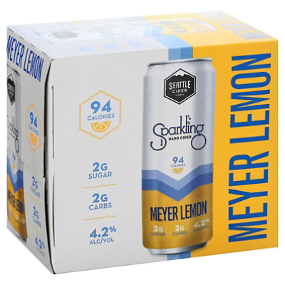 Seattle Cider Sparkling Meyer Lemon In Cans - 6-12 FZ