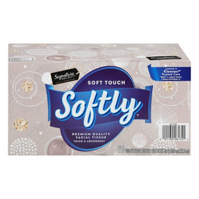 Signature Select Facial Tissue Softly 2 Ply - 210 CT - Image 2