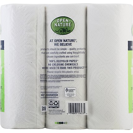 Open Nature Paper Towels - 3 RL