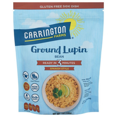 Carrington Farms Lupin Beans Ground Spanish Style - 7 Oz