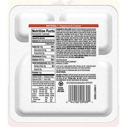 Lunchables Natural Uncured Pepperoni Pizza - 4.3 OZ - Image 6