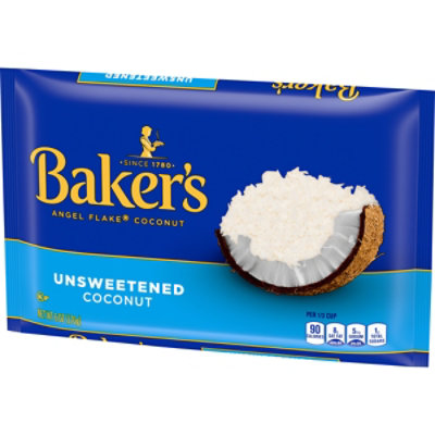 Baker's Unsweetened Angel Flake Coconut Bag 6 Oz Safeway