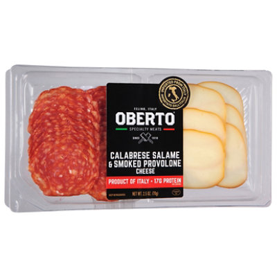 Oberto Calabrese Salami & Smoked Provolone Cheese - 2.5 Oz. - Image 1