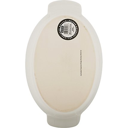 Good Cook Ceramic Oval Casserole 1.75quart White - EA - Image 4