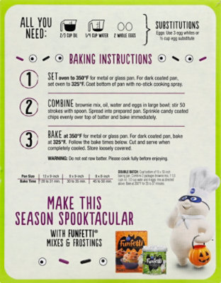 Pillsbury Funfetti Slime Brownie - 19.4 OZ - Image 6