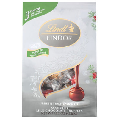 Lindt Lindor Winter Astd Bag - 15.2 OZ