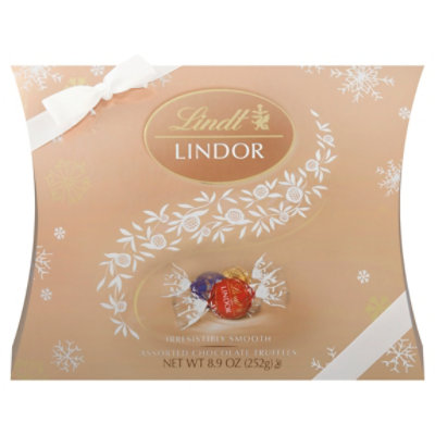 Holiday Lindor Astd Pillow Box - 8.9 OZ