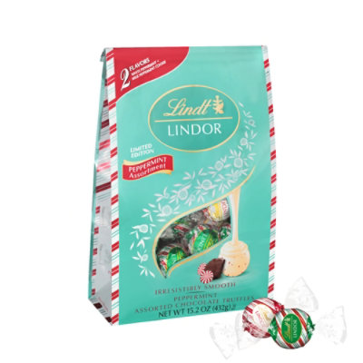 Lindor Peppermint Astd Bag - 15.2 OZ