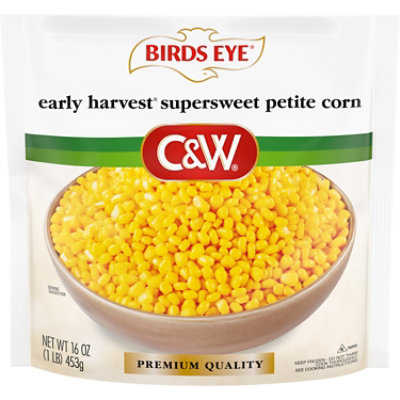 Birds Eye C&W Early Harvest Supersweet Petite Corn Frozen Vegetables - 16 Oz - Image 1