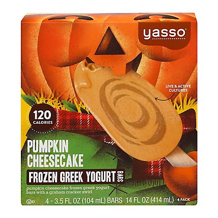 Yasso Pumpkin Cheesecake Bars - 4 Count - Image 3
