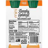 Simply Orange Pulp Free Juice Bottles - 4-8 OZ - Image 6