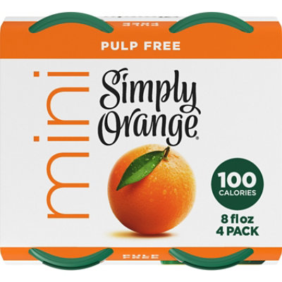 Simply Orange Pulp Free Juice Bottles - 4-8 OZ - Image 5