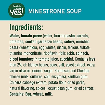 Campbells Minestrone Well Yes Soup - 16.1 OZ - Image 6