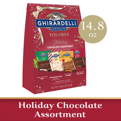 Ghirardelli Holiday Chocolate Assortment Squares Bag - 14.8 Oz - Image 1