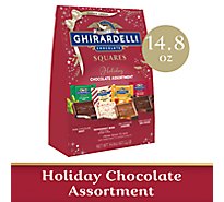 Ghirardelli Holiday Chocolate Assortment Squares Bag - 14.8 Oz