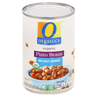 O Organics Beans Pinto No Salt Added - 15 OZ - Image 4