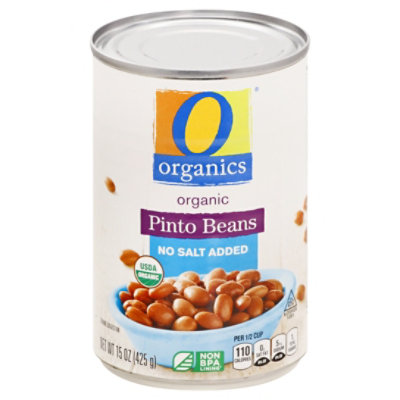 O Organics Beans Pinto No Salt Added - 15 OZ