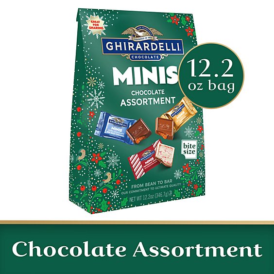 Ghirardelli  Minis Chocolate Assortment Bag - 12.2 Oz