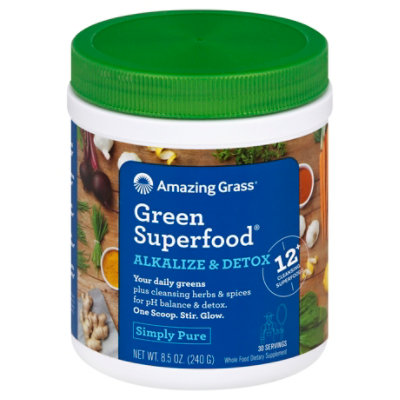Amazing Grass Grn Superfood Alkz & Detox - 8.5 OZ - Image 1