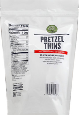 Open Nature Pretzel Thins Everything Seasoning - 7.2 OZ - Image 7