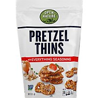 Open Nature Pretzel Thins Everything Seasoning - 7.2 OZ - Image 2