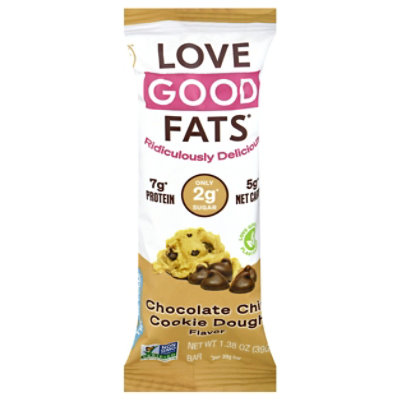 Love Good Fats Choc Chip Cke Dough Bar - 1.38 OZ