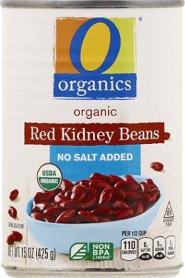 O Organics Beans Red Kidney No Salt Added - 15 OZ - Image 2