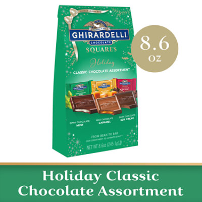 Ghirardelli Holiday Classic Chocolate Assortment Squares - 8.6 Oz - Image 1