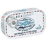 Bela Sardines In Wateres In Water - 4.25 OZ - Image 1