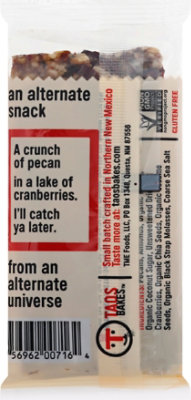 Taos Bakes Caramel Pecan Cranberry Bar - 1.8 OZ - Image 6